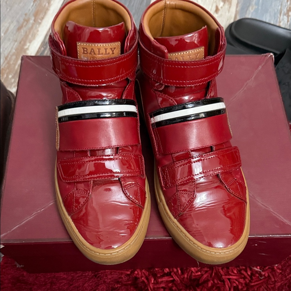 Bally Herick Red Patent Leather
